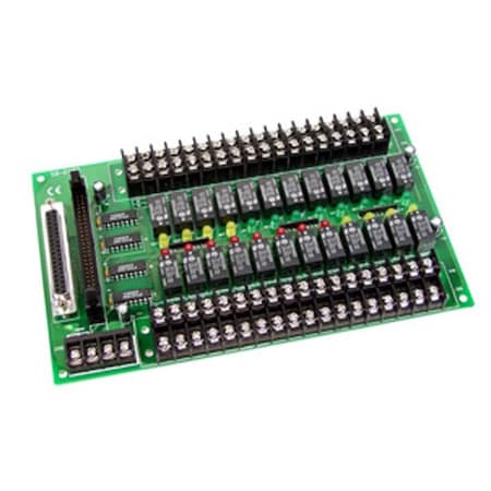 Icp Das 24 Channel OPTO-22 Compatible Power Relay Board 24V DB-24PR/24